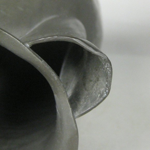 Buenilum Pewter Pitcher Flower Handle 8.25 inches Metal Home Decor DENTS - Picture 7 of 10